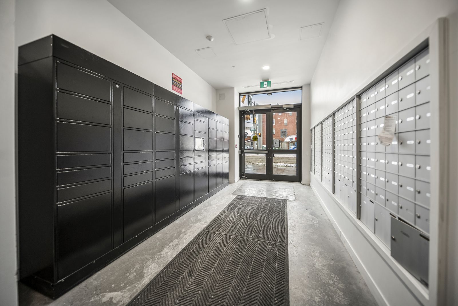 unity point package lockers at queens student housing kingston