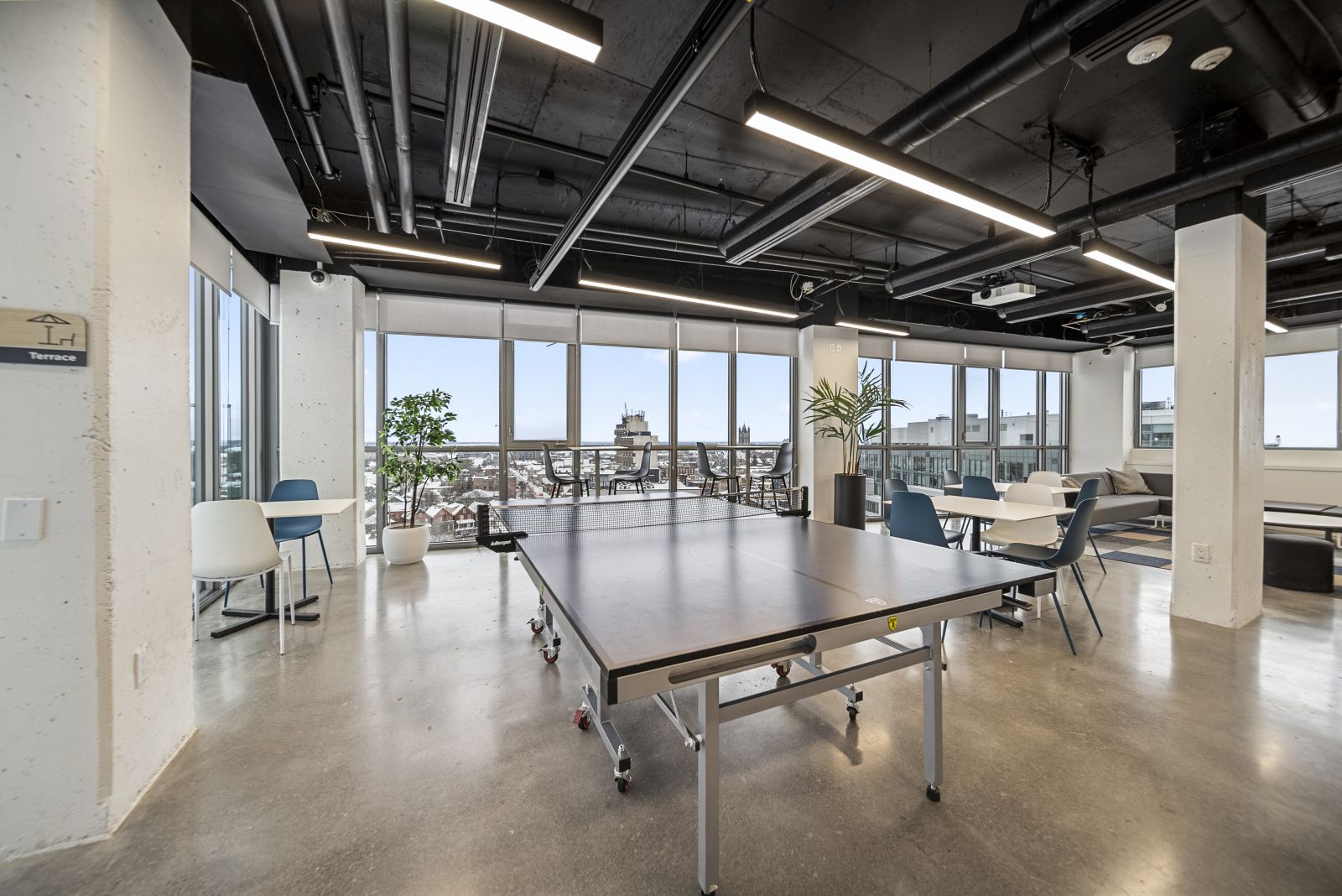 unity point game room at kingston student housing